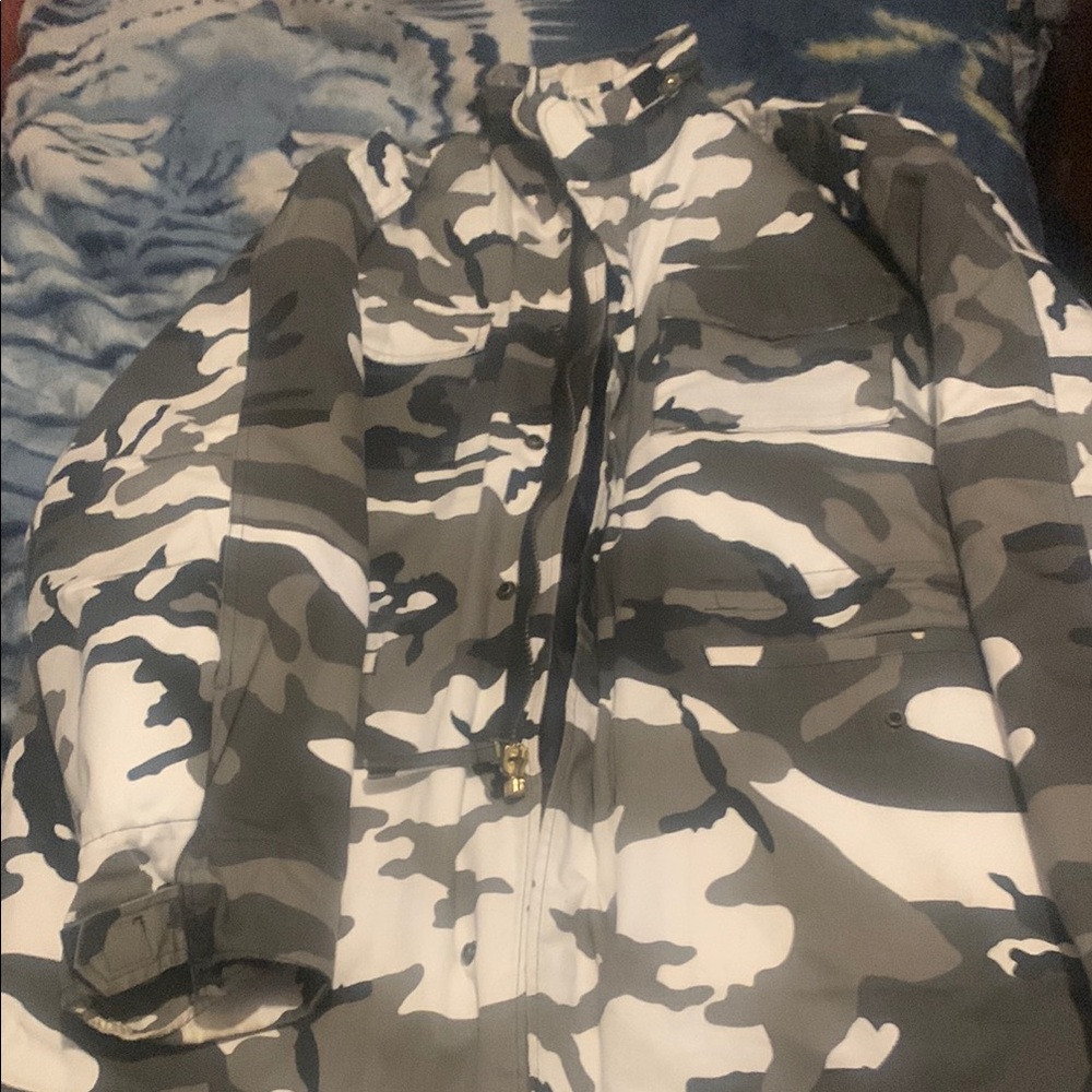 Rothco snow camouflage M65 field Jacket with Hood XXL
